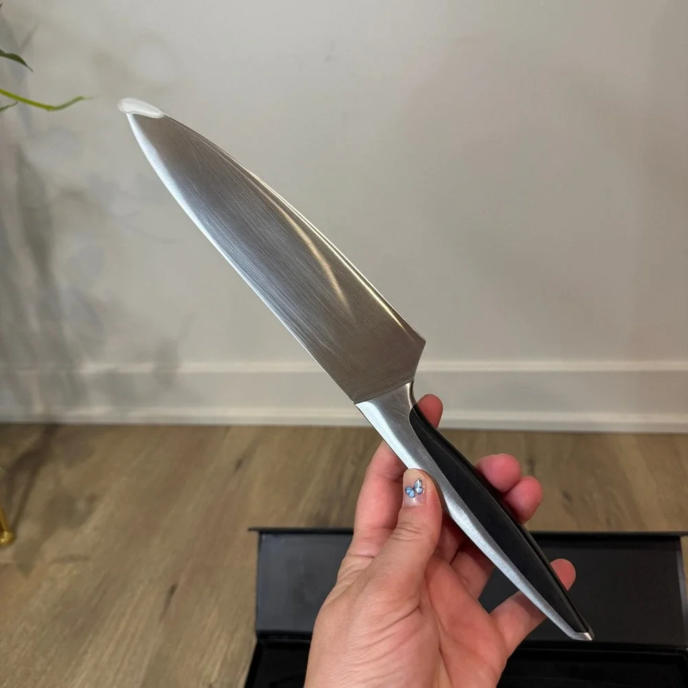 Aicok 8 Inch Chef Knife KF-F8002 Super Steel Professional Kitchen Knife Black